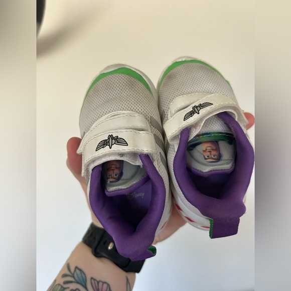 ADIDAS X DISNEY PIXAR BUZZ LIGHTYEAR TOY STORY FORTARUN SHOES 5K - Picture 7 of 8
